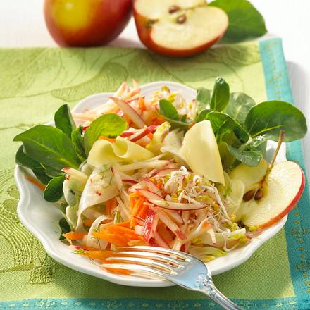 Apfel-Sprossen-Salat Rezept