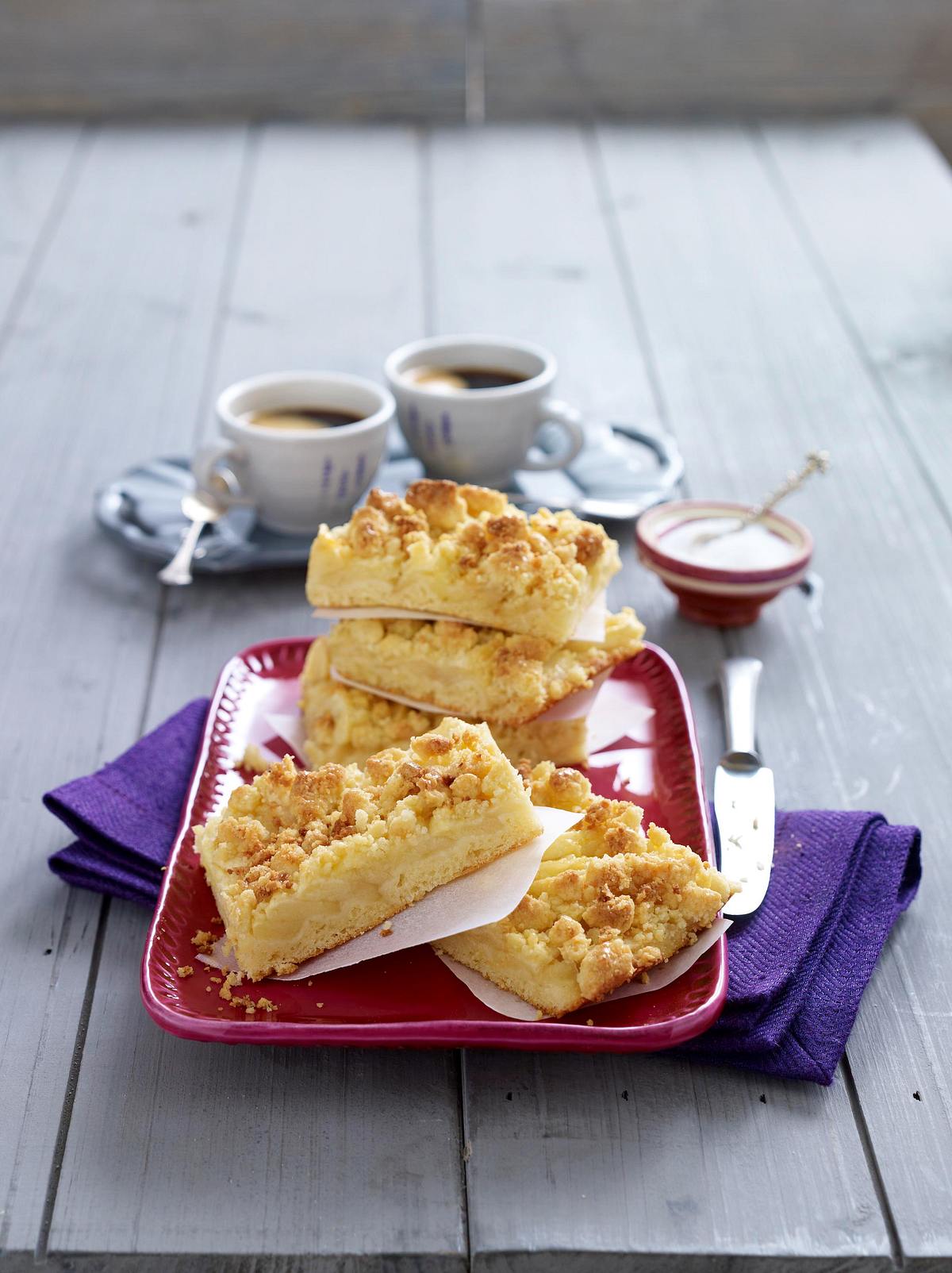 Apfel-Streuselkuchen vom Blech Rezept