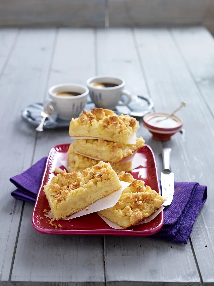 Apfel-Streuselkuchen vom Blech Rezept Apfel-Streuselkuchen vom Blech Rezept