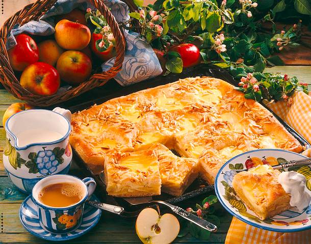 Apfel-Vanillekuchen Rezept