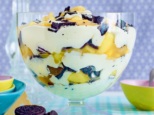 Apfel-Zitronen-Pokal mit „Oreos“ Rezept Apfel-Zitronen-Pokal mit „Oreos“ Rezept
