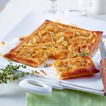 Apfel-Zwiebel-Tarte Rezept