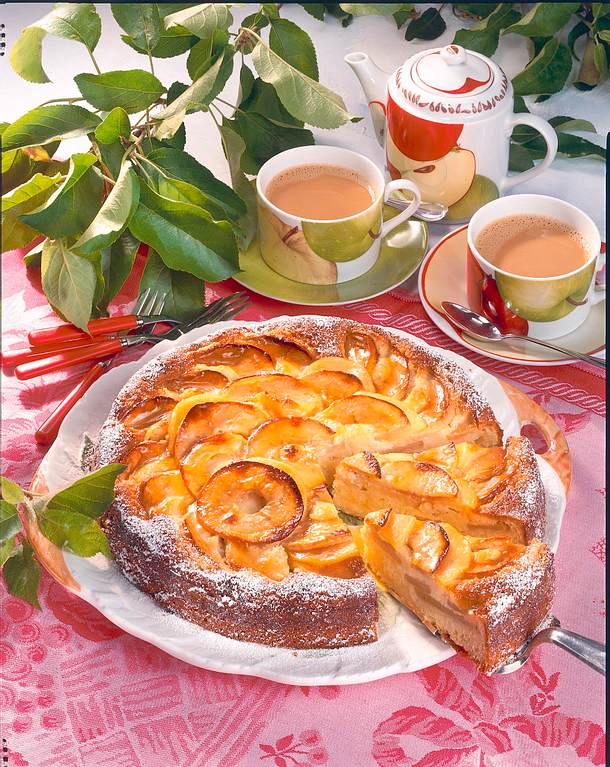 Apfelkuchen mit Vanille-Schmand Rezept | LECKER