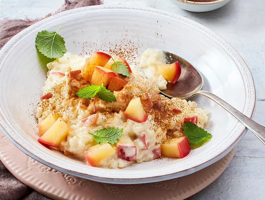 Apfelmilchreis mit Zimt Rezept Apfelmilchreis mit Zimt Rezept