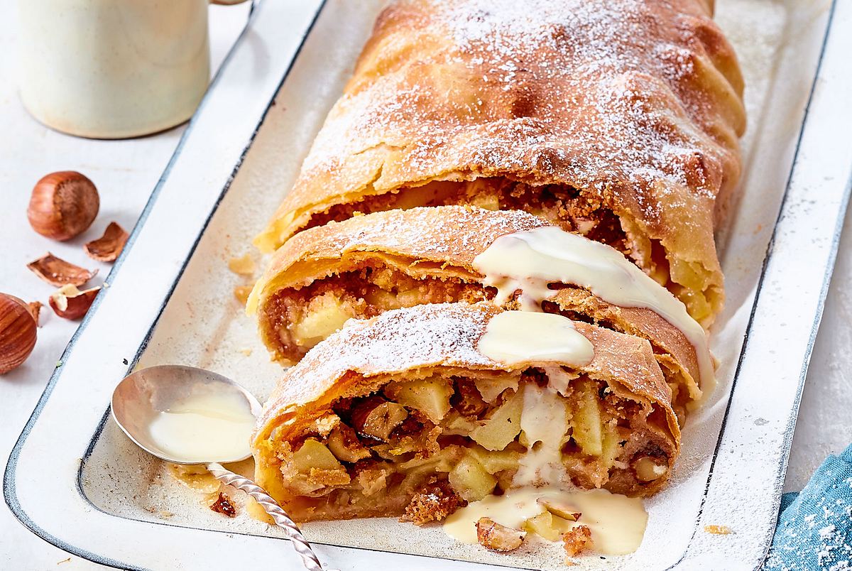 Apfelstrudel mit Lemoncurd-Kür Rezept