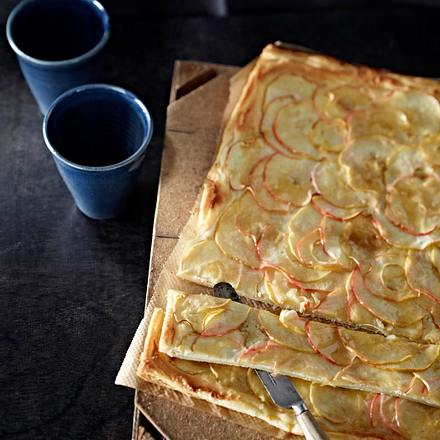 Apfeltarte mit Marzipan & Quitte Rezept Apfeltarte mit Marzipan & Quitte Rezept