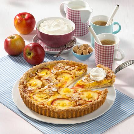 Apfeltarte mit Schmand Rezept Apfeltarte mit Schmand Rezept