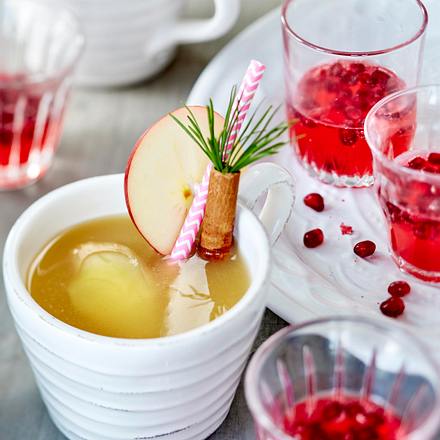 Apple-Pie-Punsch & Granatapfel-Shot Rezept Apple-Pie-Punsch & Granatapfel-Shot Rezept