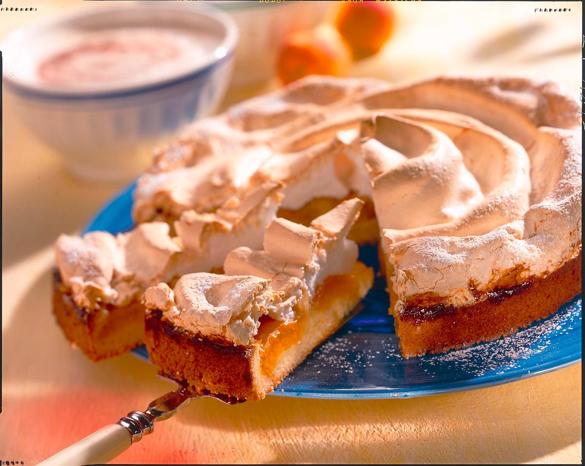 Aprikosen-Baiser-Torte Rezept