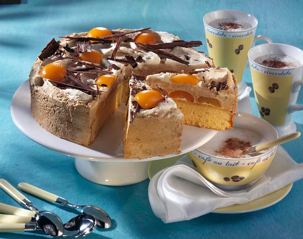 Aprikosen-Café au lait Torte Rezept Aprikosen-Café au lait Torte Rezept