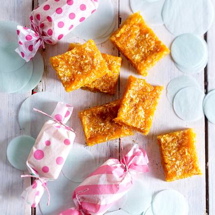Aprikosen-Grapefruit-Toffees Rezept
