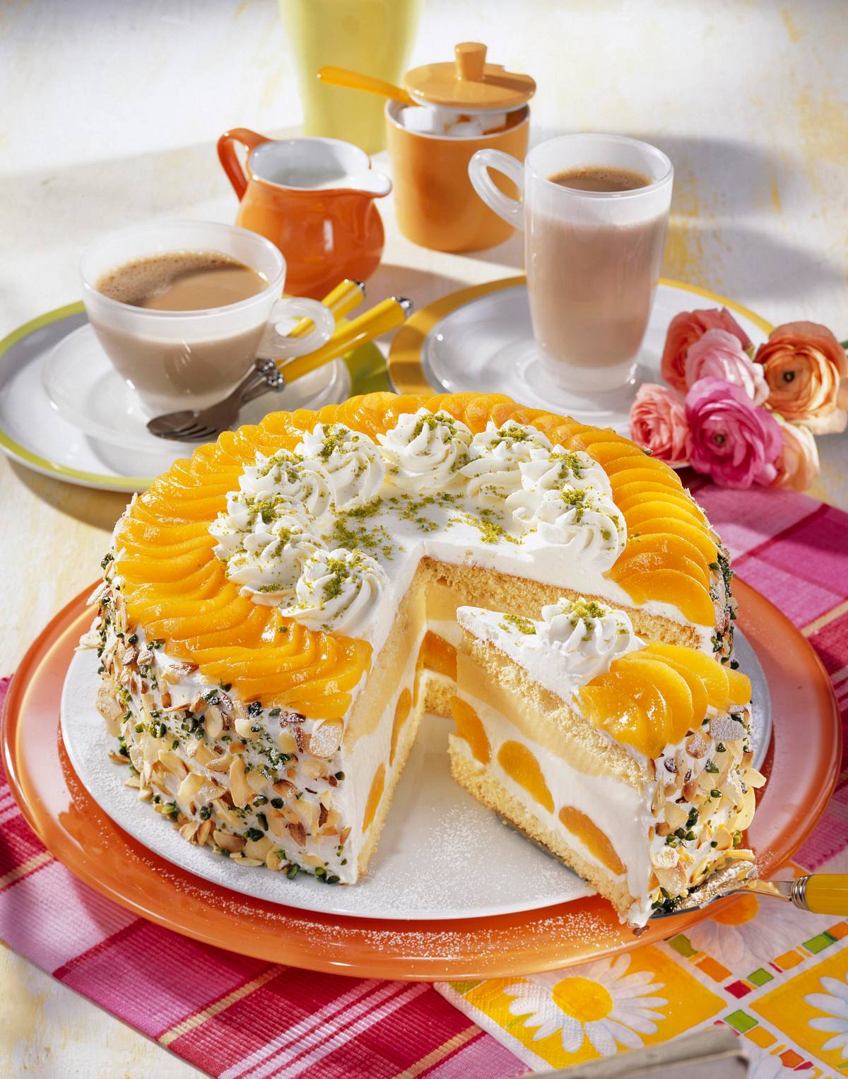 Aprikosen-Joghurt-Torte Rezept