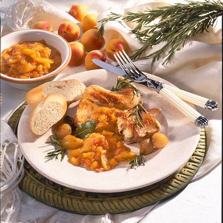 Aprikosen-Konfitüre zu Kaninchen Rezept Aprikosen-Konfitüre zu Kaninchen Rezept