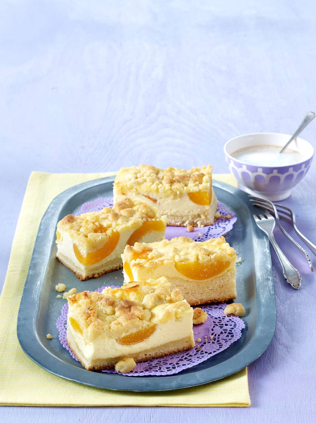 Aprikosen-Quark-Streusel vom Blech Rezept