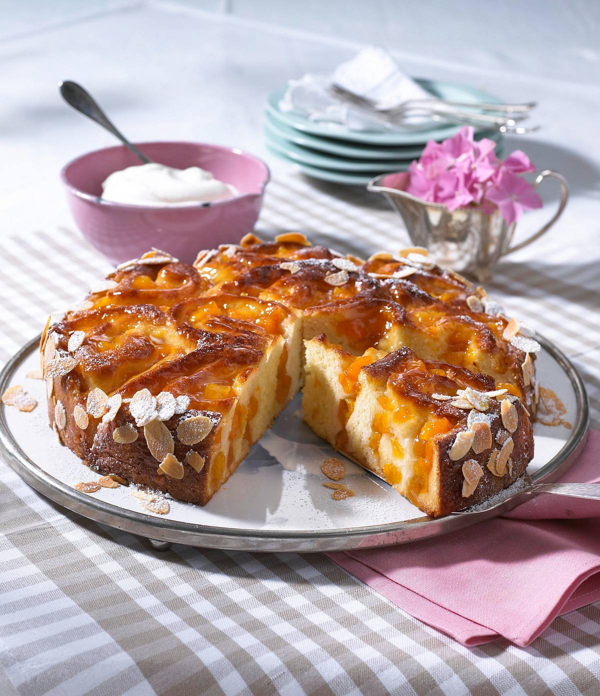 Aprikosen-Rosettenkuchen (Diabetiker) Rezept
