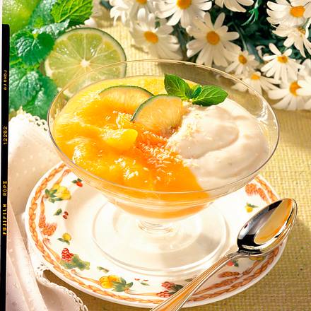 Aprikosen-Sahne-Speise Rezept Aprikosen-Sahne-Speise Rezept