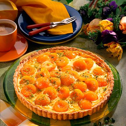 Aprikosen-Schmand-Tarte Rezept