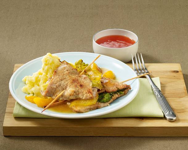 Aprikosen-Sellerie-Schnitzel Rezept