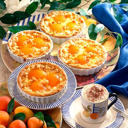 Aprikosen-Streusel-Kuchen Rezept Aprikosen-Streusel-Kuchen Rezept
