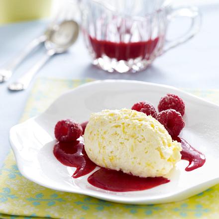 Aprikosenmousse und Himbeersoße Rezept