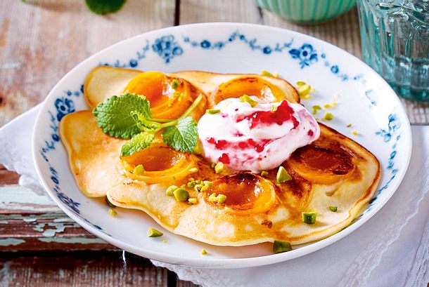 Aprikosenpfannkuchen Rezept Aprikosenpfannkuchen Rezept