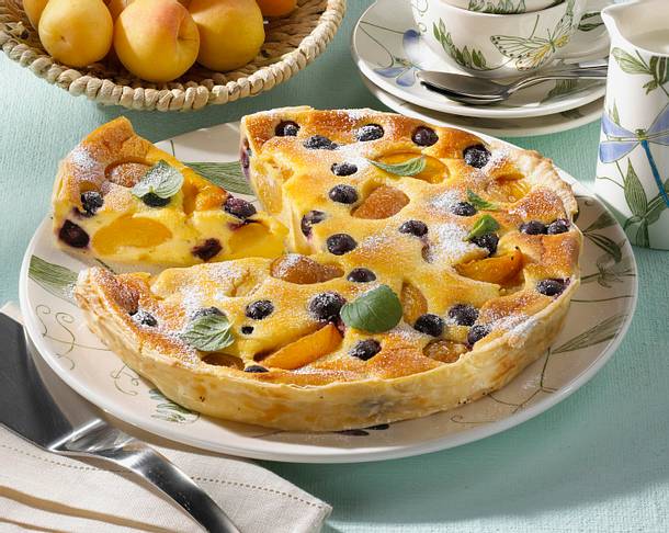Arikosen-Quiche mit Heidelbeeren (Diabetiker) Rezept Arikosen-Quiche mit Heidelbeeren (Diabetiker) Rezept