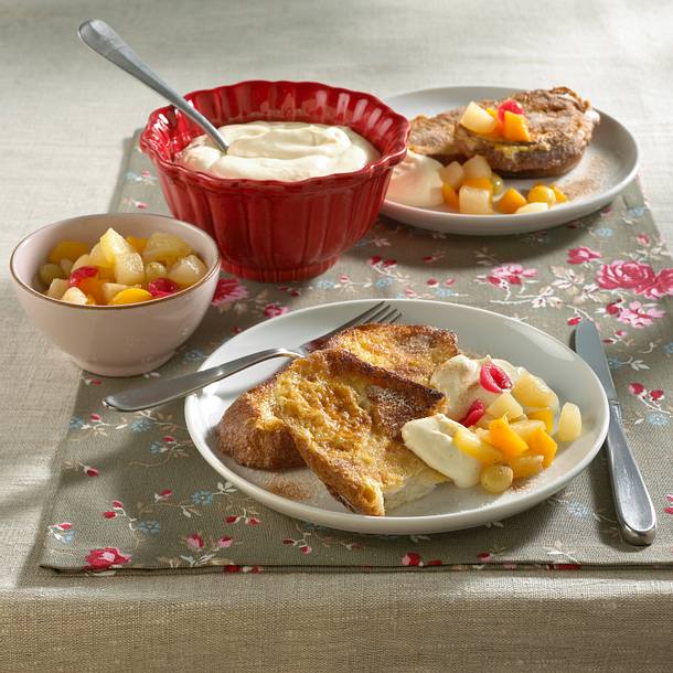 Arme Ritter mit Früchten Rezept