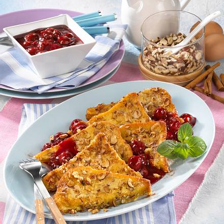 Arme Ritter mit Haselnuss-Kruste Rezept Arme Ritter mit Haselnuss-Kruste Rezept