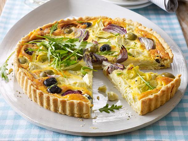 Artischocken-Zwiebel-Tarte Rezept Artischocken-Zwiebel-Tarte Rezept
