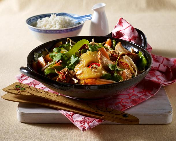 Asia-Hähnchen-Pfanne Rezept Asia-Hähnchen-Pfanne Rezept