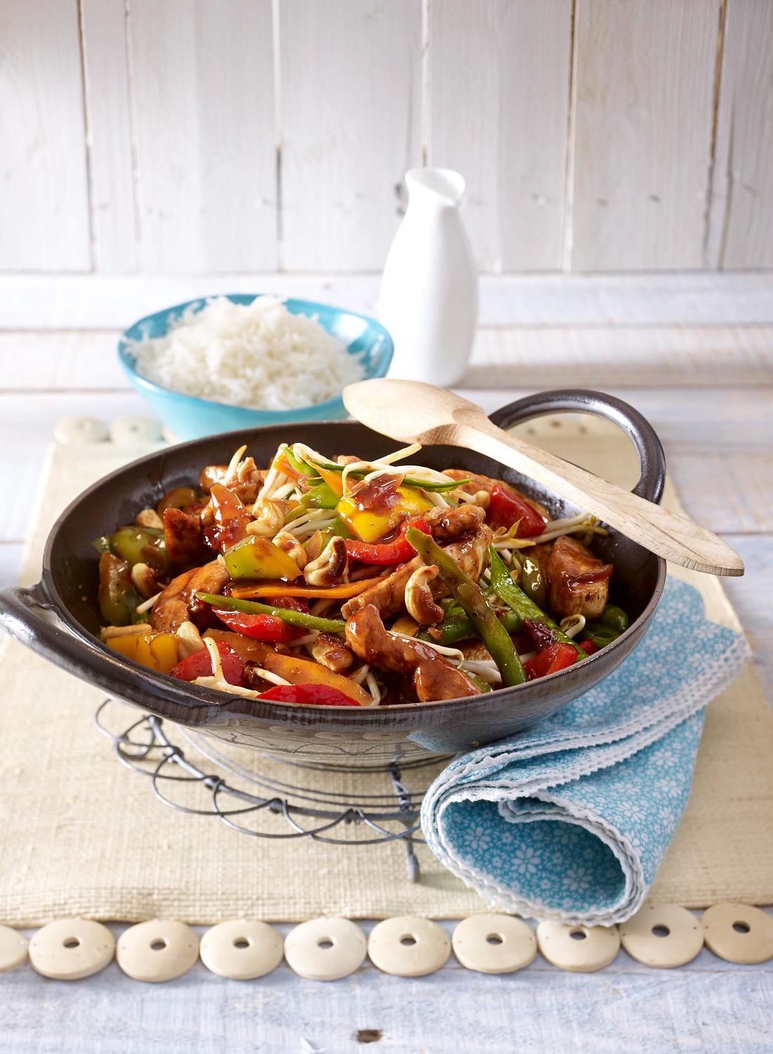 Asia-Hähnchenpfanne Rezept Asia-Hähnchenpfanne Rezept