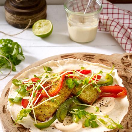 Asia-Tofu-Wraps Rezept
