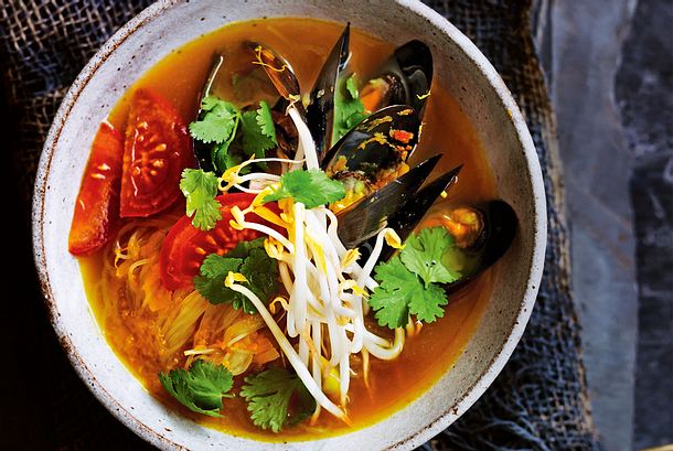 Asiamuschelsuppe „Immunboost“ Rezept Asiamuschelsuppe „Immunboost“ Rezept