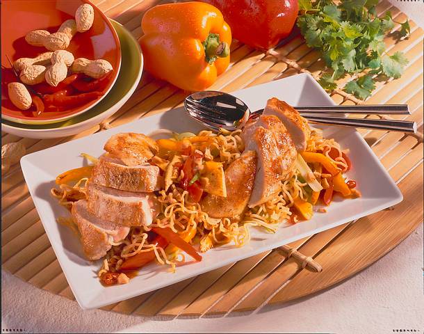 Asiatische Bratnudeln Rezept Asiatische Bratnudeln Rezept