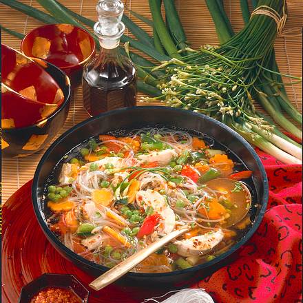 Asiatische Geflügelsuppe Rezept Asiatische Geflügelsuppe Rezept