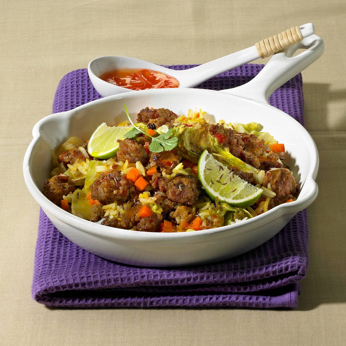 Asiatische Hackpfanne Rezept