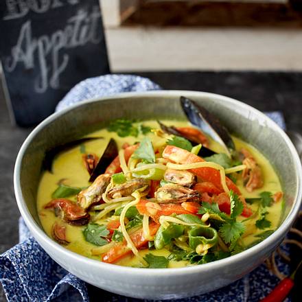 Asiatische Muschelsuppe Rezept Asiatische Muschelsuppe Rezept