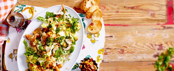 Asiatischer Caesar Salad Rezept