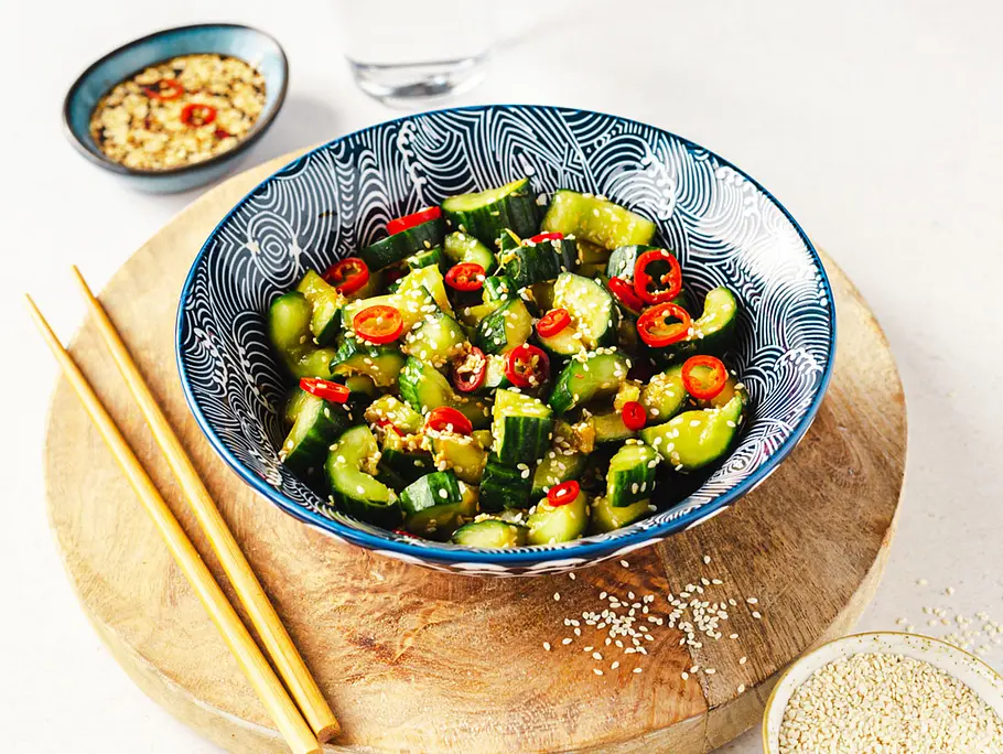 Asiatischer Gurkensalat Asiatischer Gurkensalat