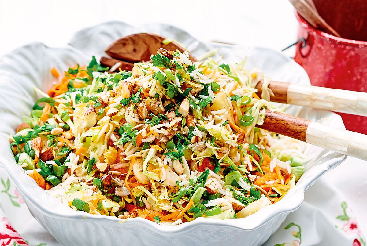 Asiatischer Kraut-Reis-Salat Rezept