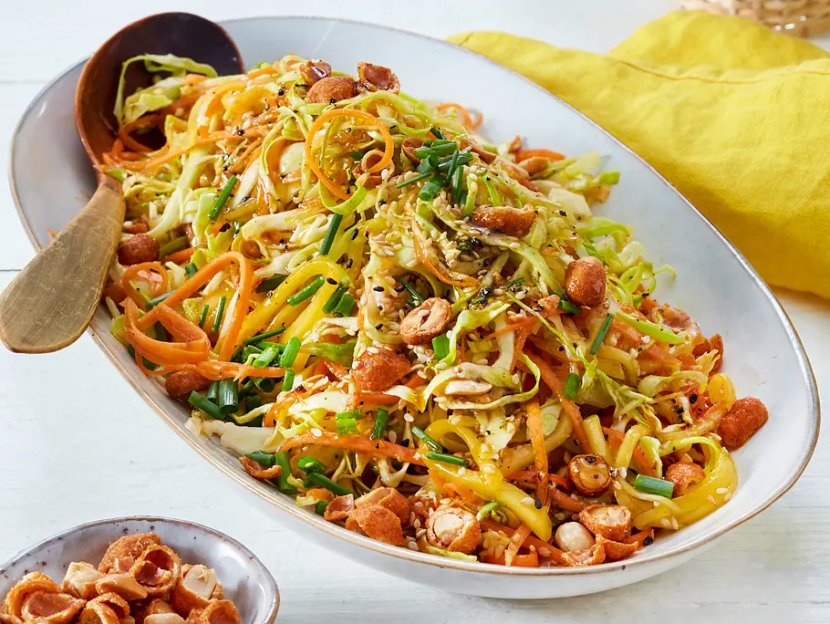 Asiatischer Mango-Krautsalat Rezept Asiatischer Mango-Krautsalat Rezept