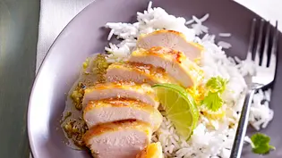 Asiatisches Hähnchen mit Basmati-Reis Rezept - Foto: LECKER @ Bauer Media Group Asiatisches Hähnchen mit Basmati-Reis Rezept - Foto: LECKER @ Bauer Media Group