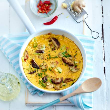 Asiatisches Pilzomelett Rezept