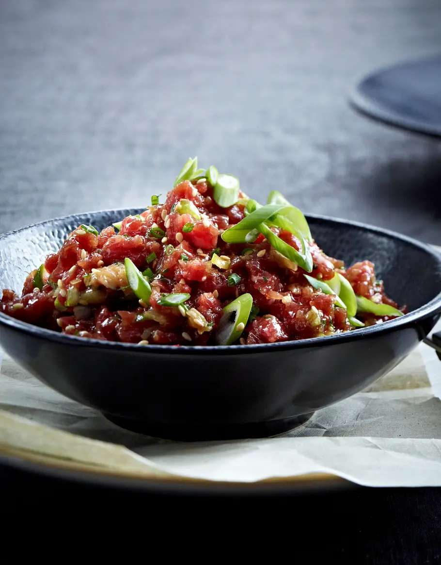 Asiatisches Rindertatar Rezept Asiatisches Rindertatar Rezept