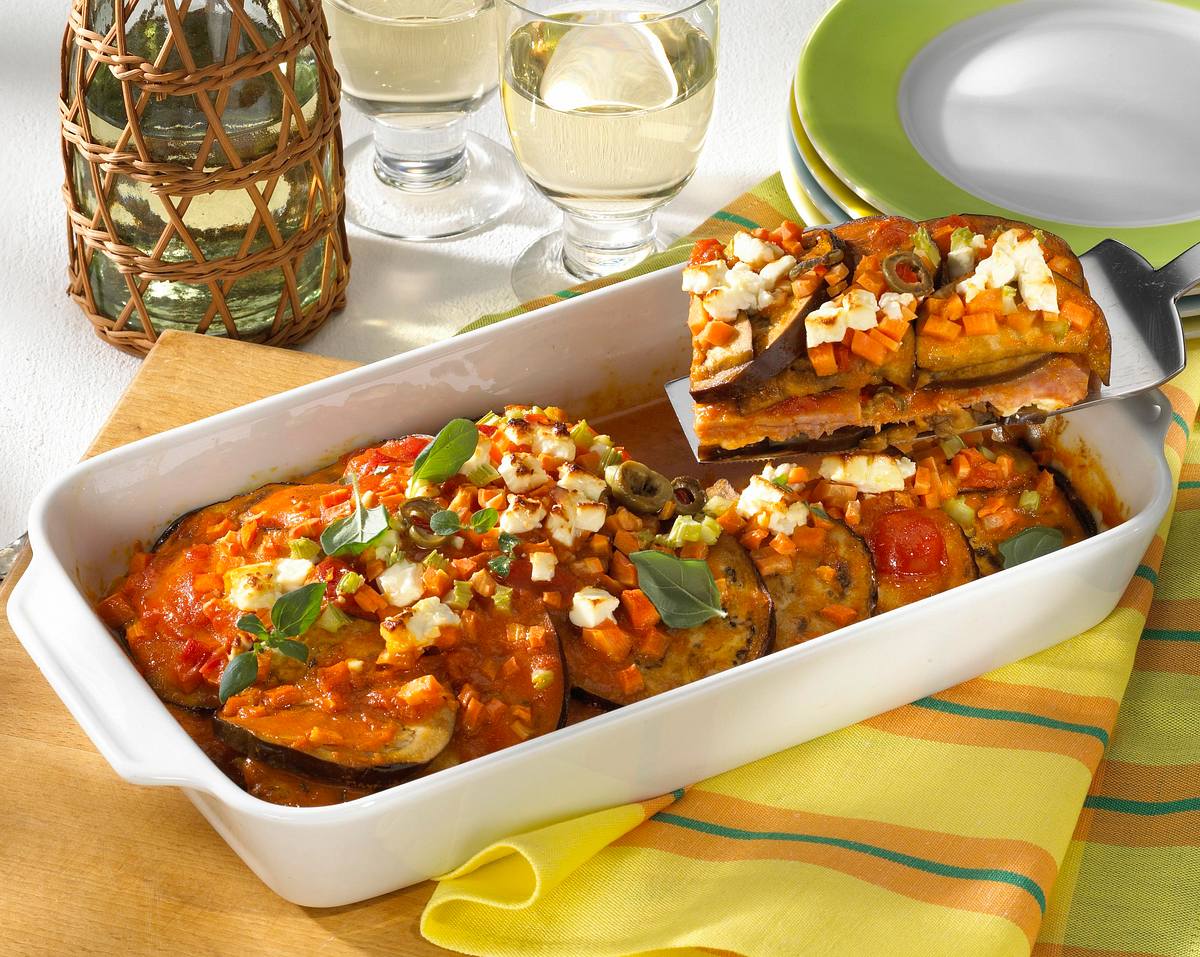 Auberginen-Lasagne Rezept