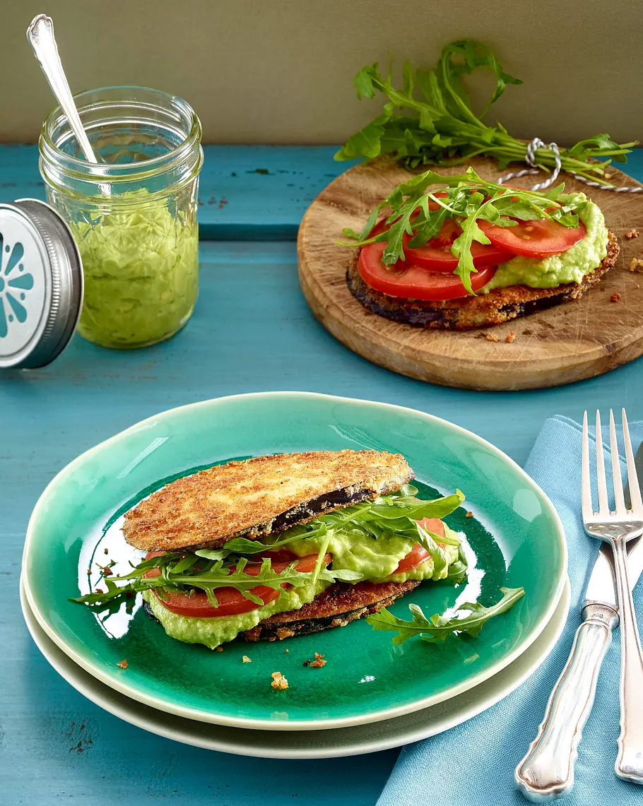 Auberginen-Sandwich Rezept Auberginen-Sandwich Rezept