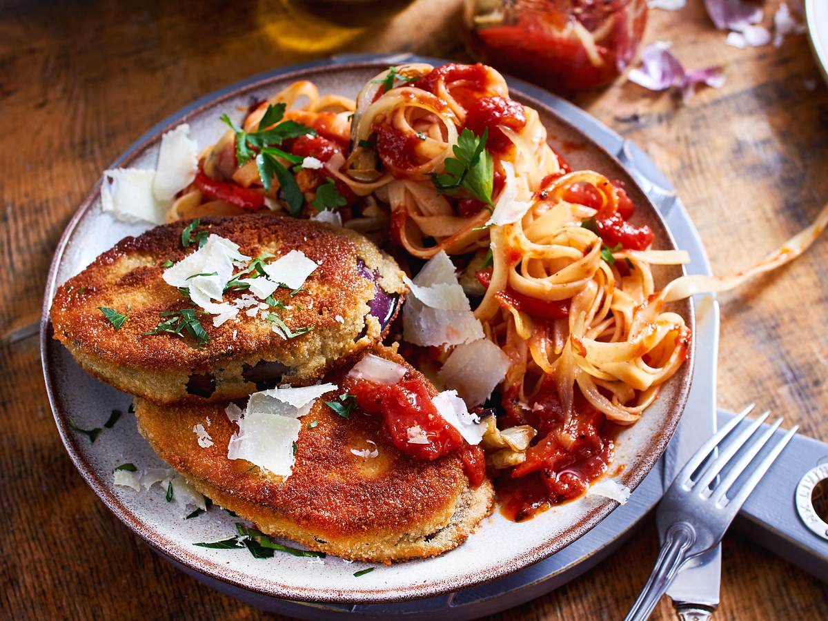 Auberginen-Schnitzel „Eine Meinung“ Rezept