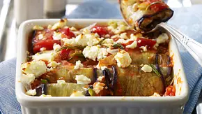 Auberginen-Tomaten-Auflauf mit Feta Rezept - Foto: LECKER @ Bauer Media Group Auberginen-Tomaten-Auflauf mit Feta Rezept - Foto: LECKER @ Bauer Media Group