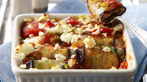 Auberginen-Tomaten-Auflauf mit Feta Rezept - Foto: House of Food / Bauer Food Experts KG