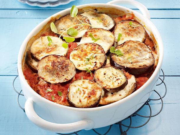 Auberginenauflauf mit Ricotta Rezept Auberginenauflauf mit Ricotta Rezept